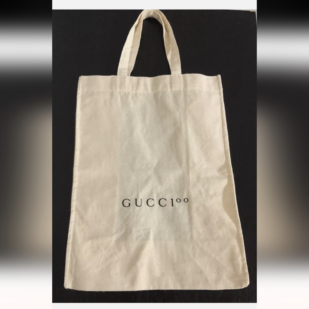 GUCCI00 Reusable canvas bag marking the 100th year of Gucci